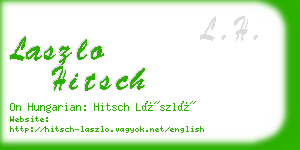 laszlo hitsch business card